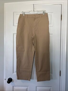 GAP Straight Leg Pants in Khaki Tan